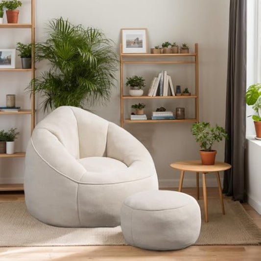 Memory Foam Bean Bag Chair for Adults