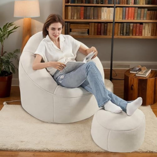 Memory Foam Bean Bag Chair for Adults